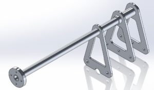 Steering rack assembly drawing