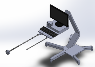 Final design on COW cart model