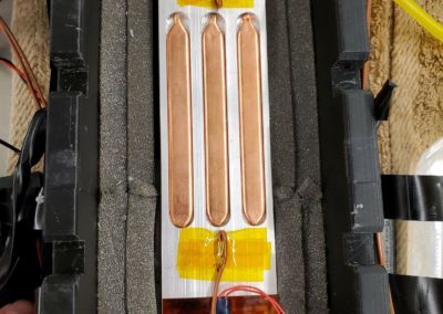 Loose Heat Pipes Testing Vertical
