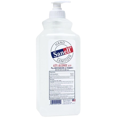 Sanell hand sanitizer 30 oz