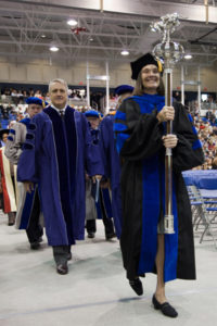 Annette Bunge at Commencement