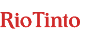 Red text of Rio Tinto logo