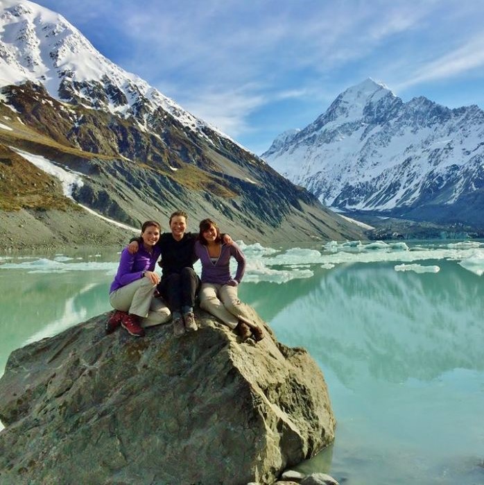 Lucas at Mt. Cook National Park in NZ