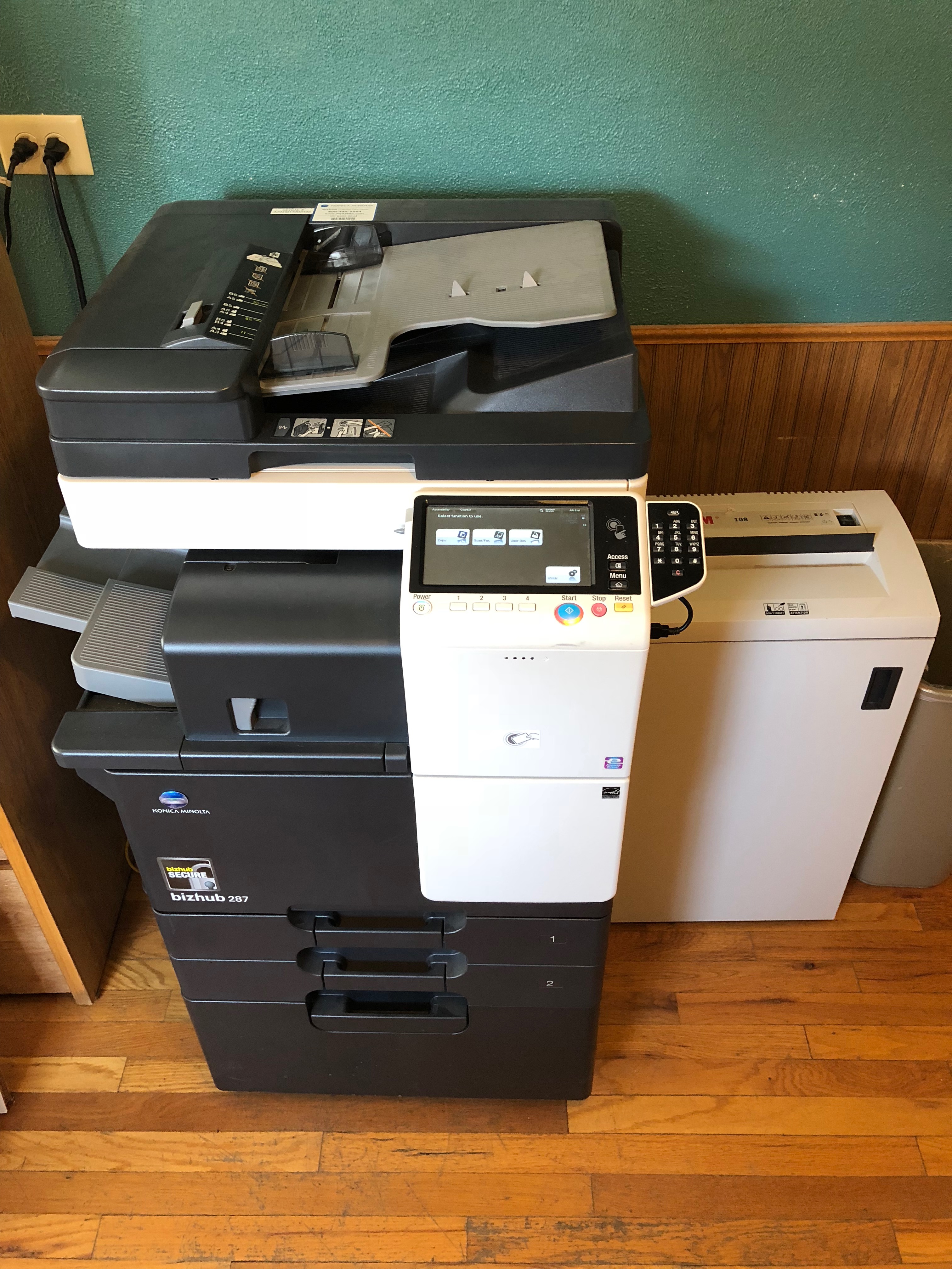 Printer/Scanner in the back of the McBride House