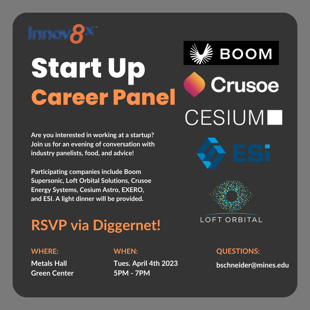 startup career panel Join us for an evening of conversation with industry panelists