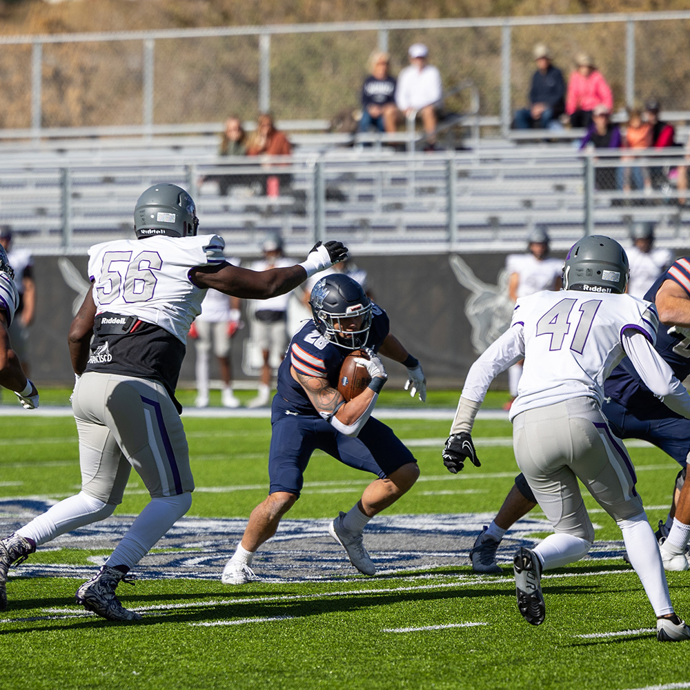 The orediggers playing football at home.