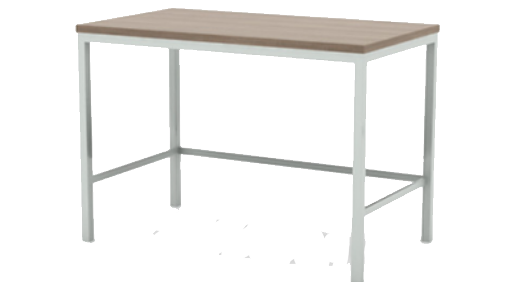 Rendering of the desk added into a fully furnished Mines Park unit