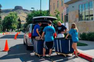 Move-in day at Mines
