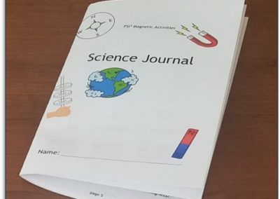 Example science journal from activity