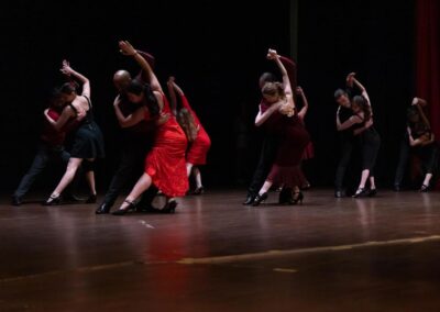 Colorado School of Mines students at a dance performance