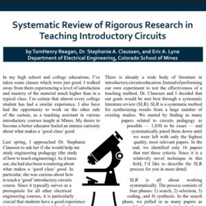 Systematic Review of Rigorous Research in Teaching Introductory Circuits