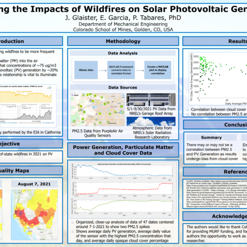 P103 Analyzing the Impacts of Wildfires on Solar Photovoltaic Generation