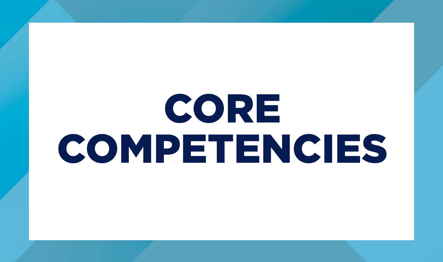 VIP programming focuses on 6 core competencies of professional development